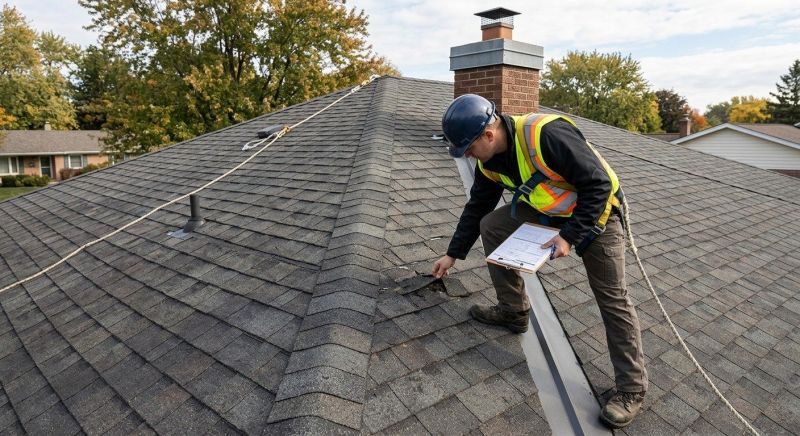 Roof Damage Inspection in Henrico County, VA