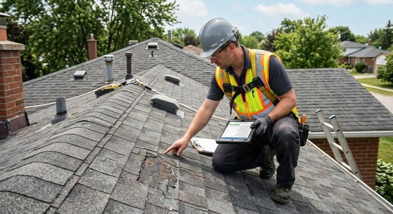 Roof Damage Inspection in Richmond, VA