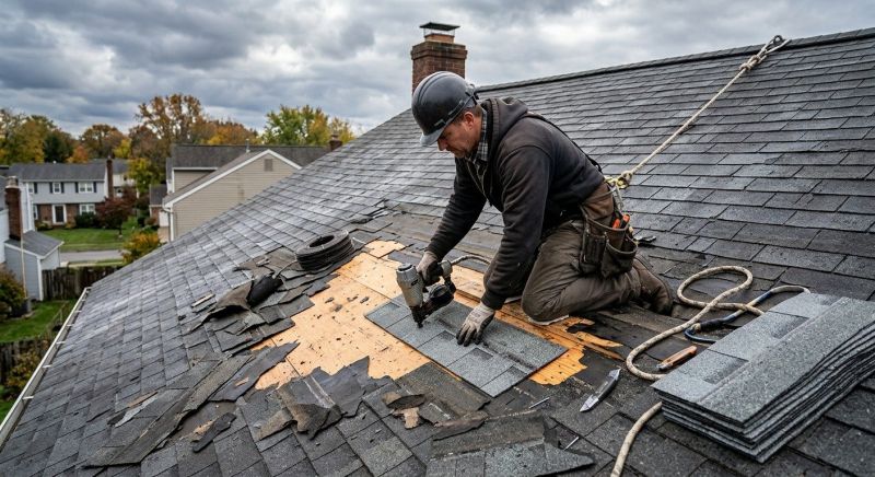 Roof Damage Repair in Henrico County, VA