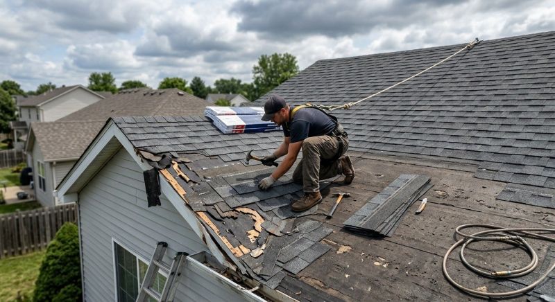 Roof Damage Restoration in Chesterfield County, VA