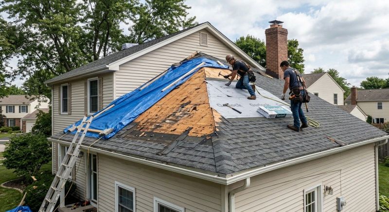 Roof Damage Restoration in Chesterfield, VA