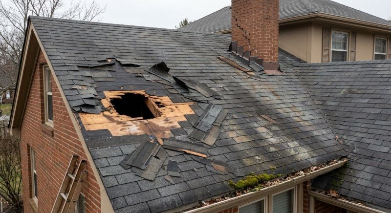 Roof Damage Restoration in Midlothian, VA