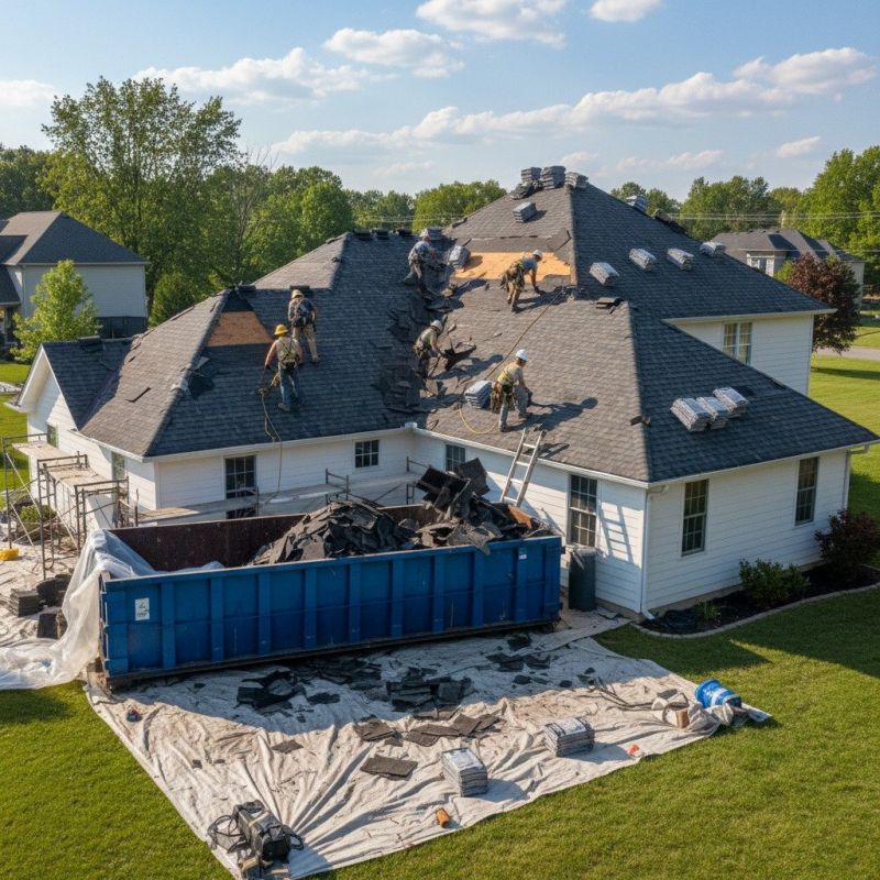 Roof Shingles Replacement in Amelia Court House, VA
