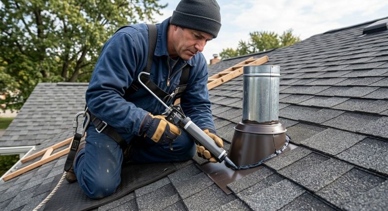 Roof Vent Flashing Repair in Powhatan, VA