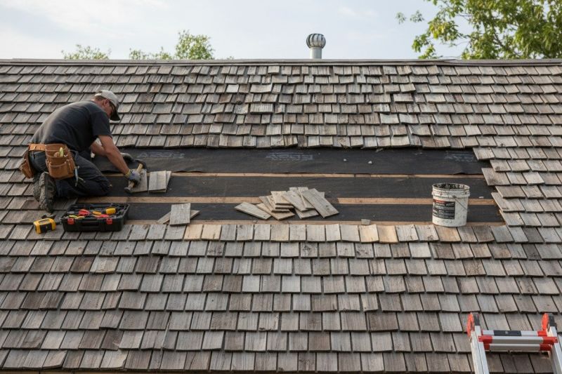 Shake Shingle Repair in Chesterfield, VA
