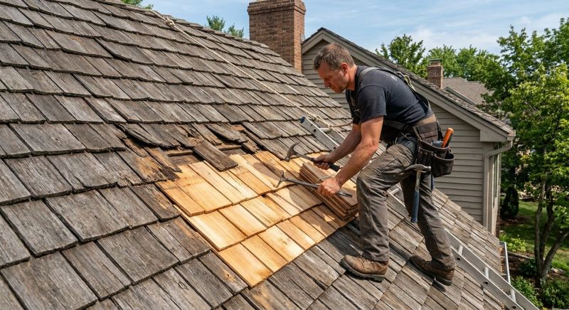 Shake Shingle Repair in Goochland County, VA