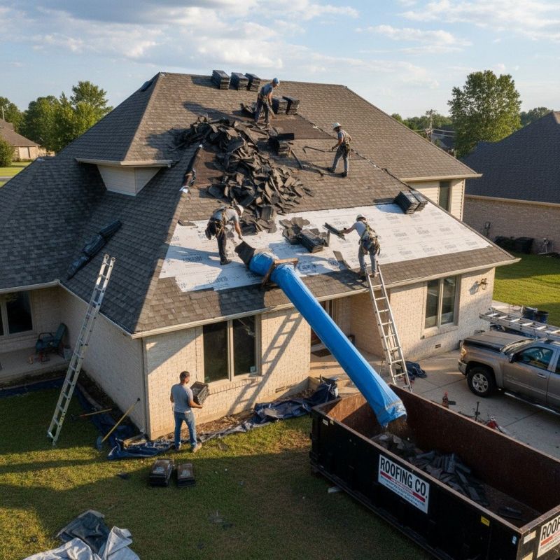 Shingle Roof Replacement in Amelia Court House, VA