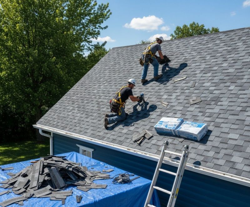 Shingle Roof Replacement in Moseley, VA