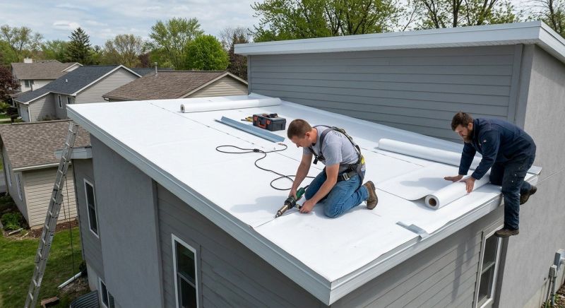 Single Ply Roof Installation in Powhatan, VA