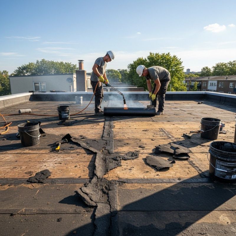 Single Ply Roof Repair in Henrico County, VA