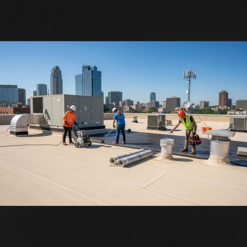 Single Ply Roof Repair in Henrico County, VA