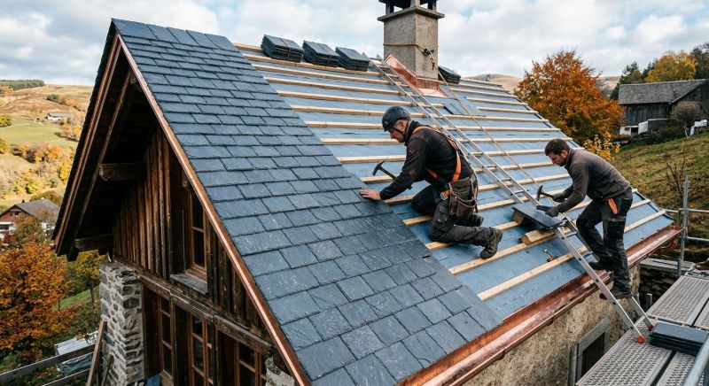 Slate Roof Installation in Midlothian, VA