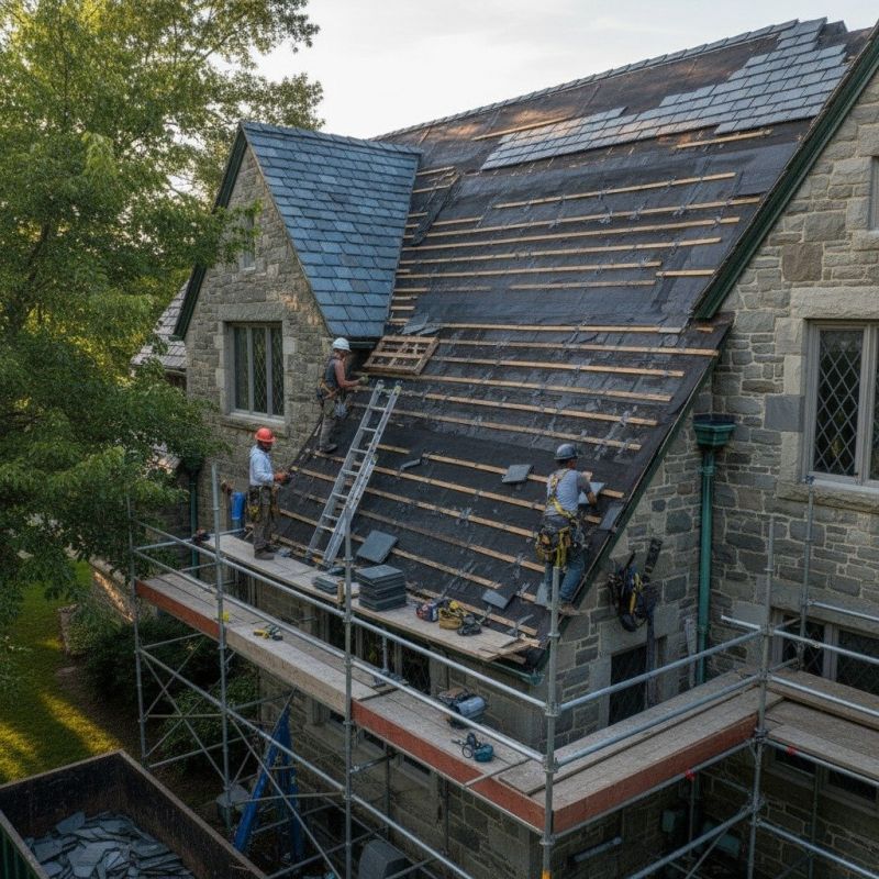 Slate Roof Replacement in Kents Store, VA