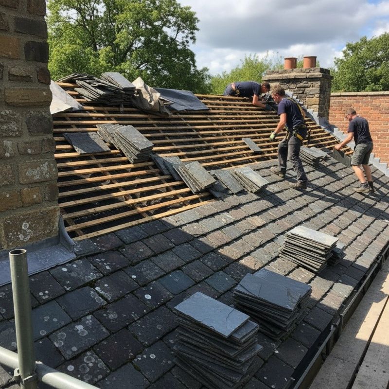 Slate Roof Replacement in Rockville, VA