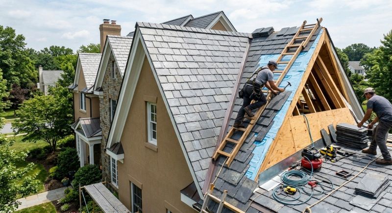 Slate Shingles Repair in Cartersville, VA