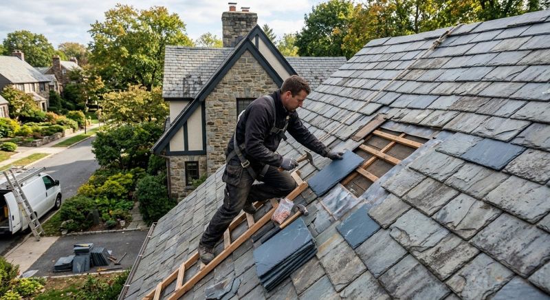 Slate Shingles Repair in Chesterfield, VA
