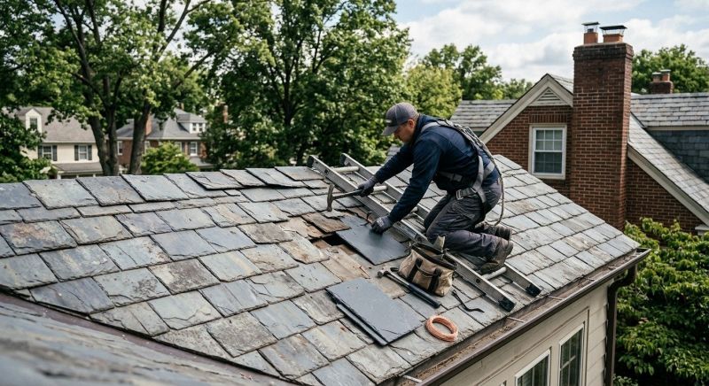 Slate Shingles Repair in Montpelier, VA