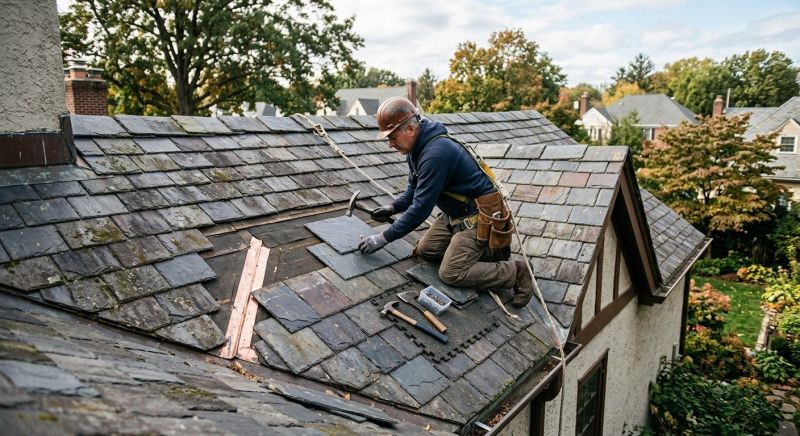 Slate Shingles Repair in Moseley, VA
