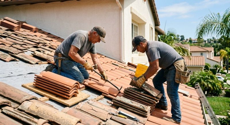 Spanish Tile Roof Repair in Powhatan, VA