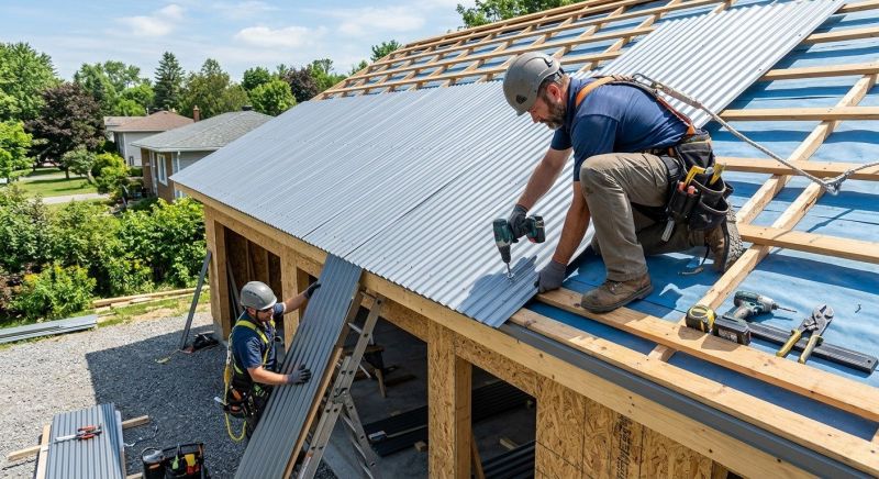 Steel Roof Installation in Powhatan, VA