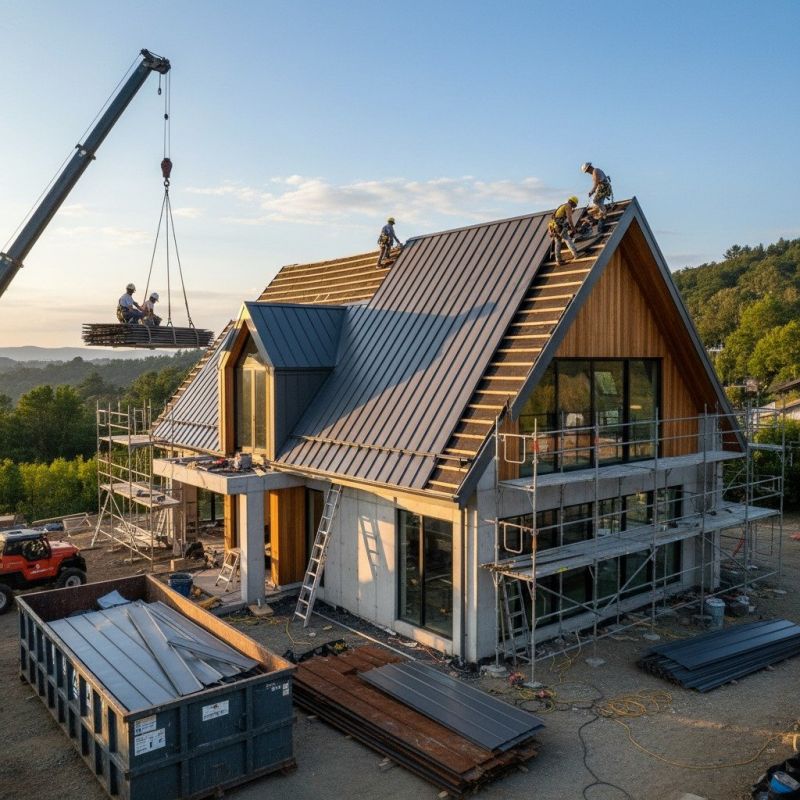 Steel Roof Replacement in Montpelier, VA