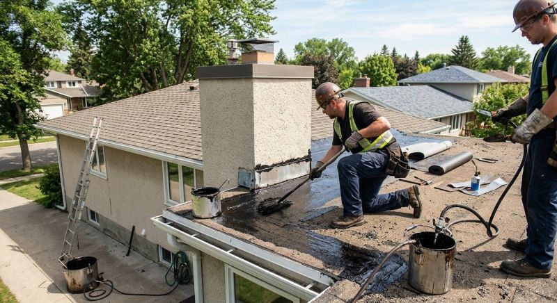 Tar And Gravel Roof Repair in Chesterfield County, VA