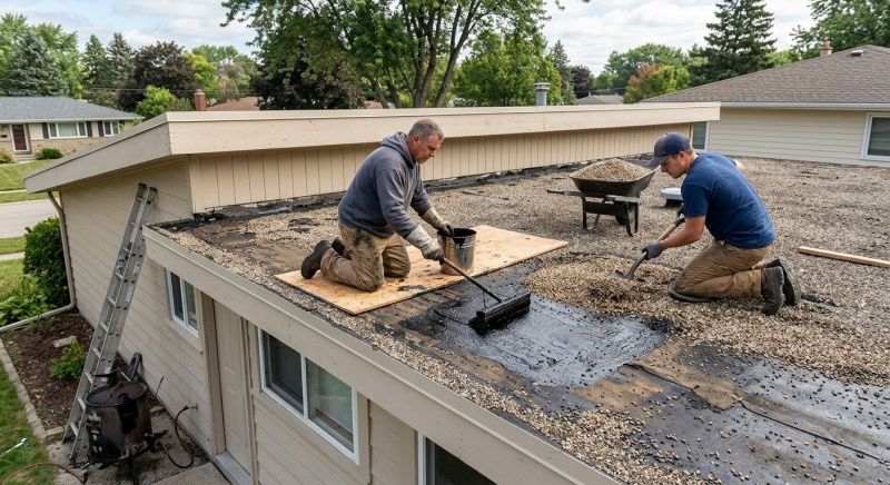 Tar And Gravel Roof Repair in Fork Union, VA
