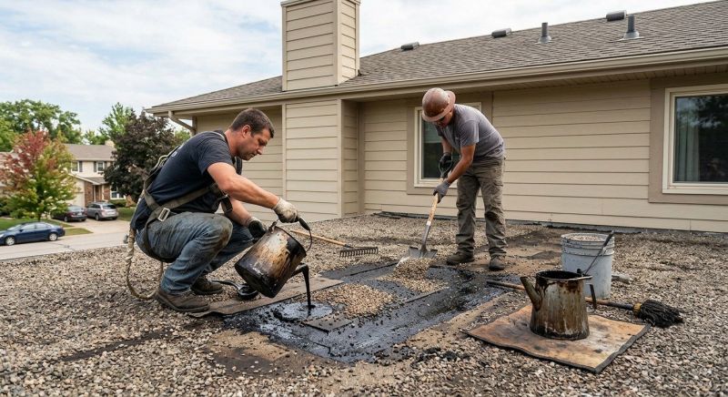 Tar And Gravel Roof Repair in Midlothian, VA