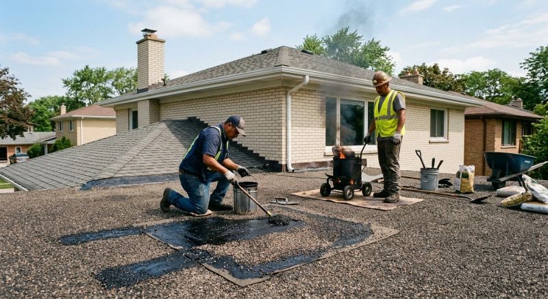 Tar And Gravel Roof Repair in Mineral, VA