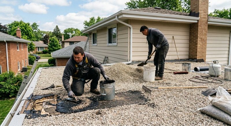 Tar And Gravel Roof Repair in Montpelier, VA