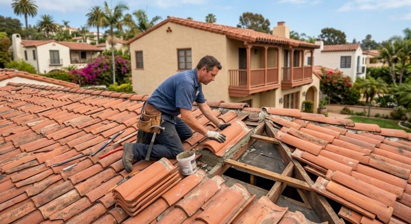 Tile Roof Repair in Amelia Court House, VA