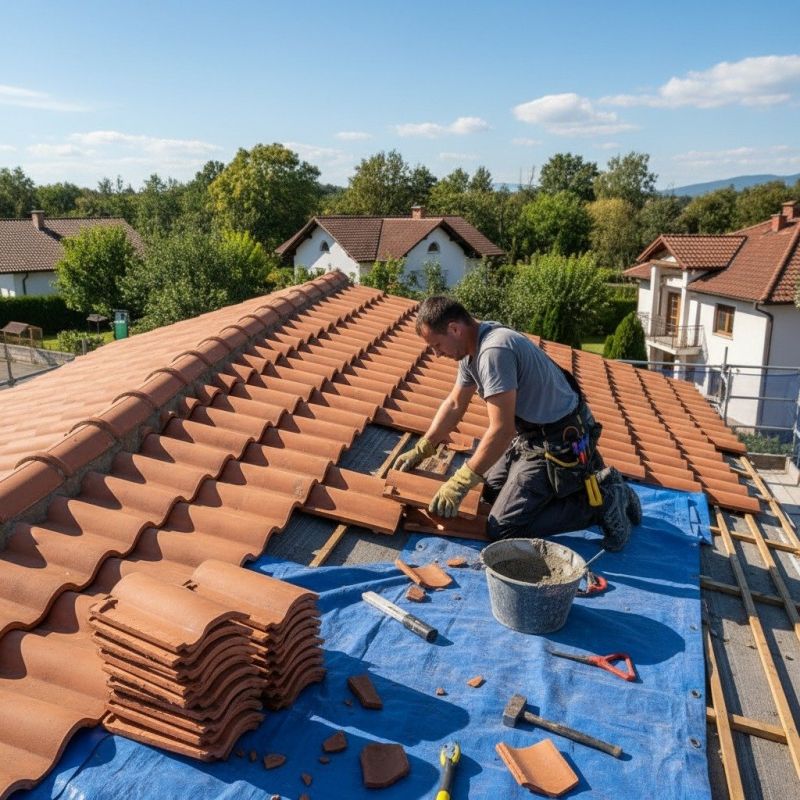Tile Roof Repair in Cartersville, VA