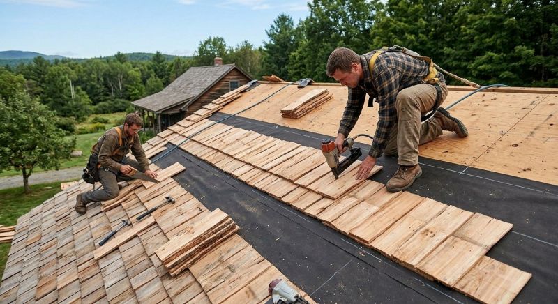 Wood Roofing Installation in Chesterfield, VA
