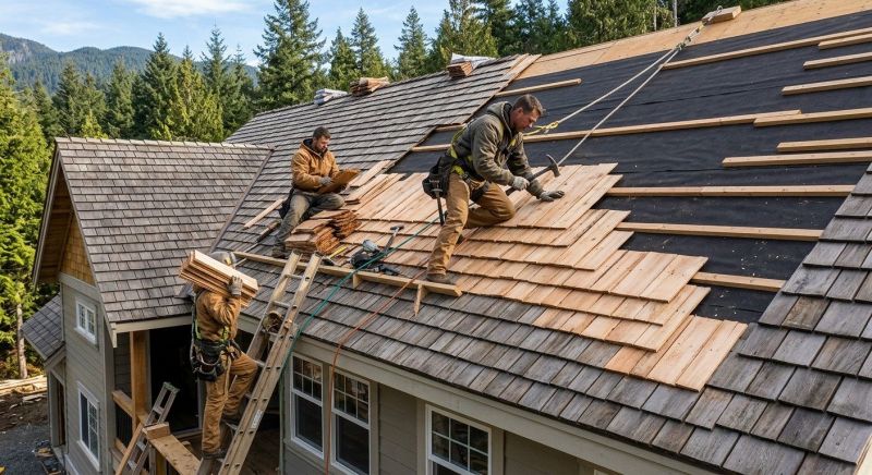 Wood Roofing Installation in Cumberland, VA