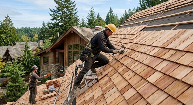 Wood Roofing Installation in Goochland County, VA