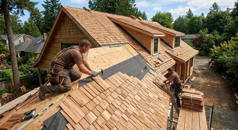 Wood Roofing Installation in Midlothian, VA