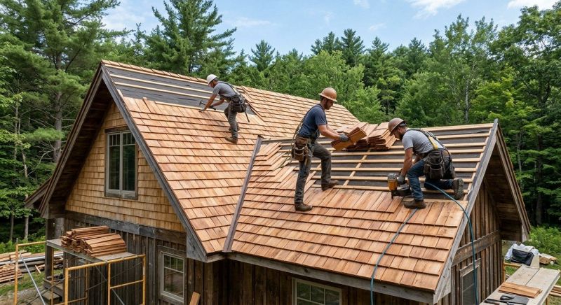 Wood Roofing Installation in Midlothian, VA