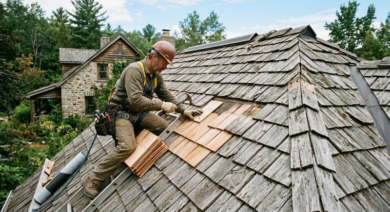 Wood Shake Roof Repair in Midlothian, VA